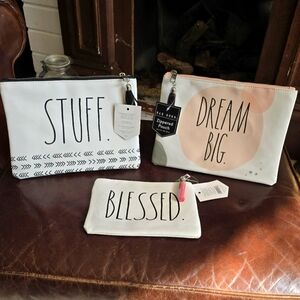 Set of 3 Rae Dunn NWT Pouches